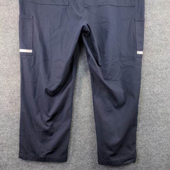 FedEx Federal Express Stan Herman Uniform Pants Size 40R-29 Blue Reflective - Picture 9 of 10